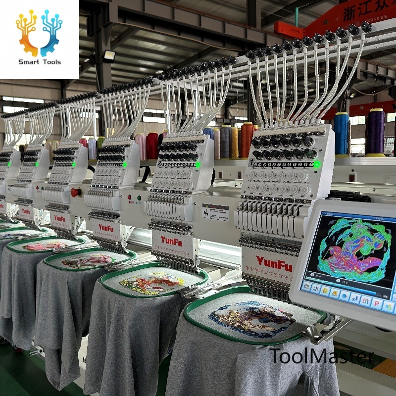 Embroidery Machine - Высокоскоростная 6-головочная вышивальная машина YUNFU 2026