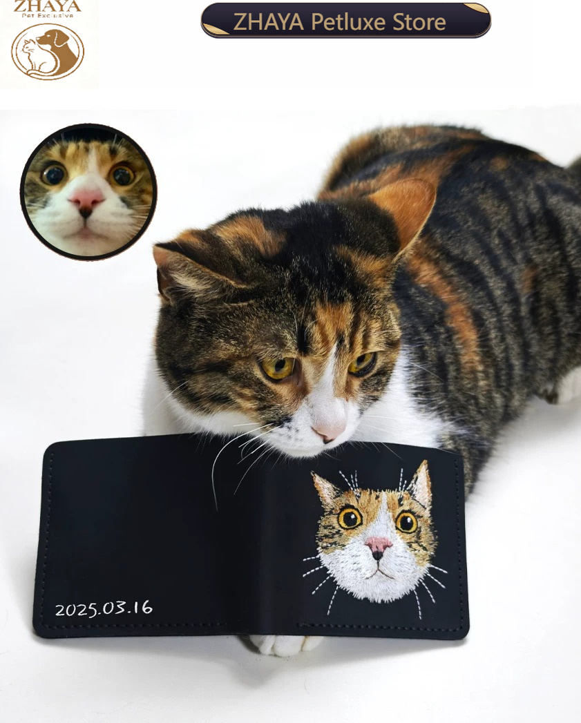 Embroidery Wallet - Кошелек из натуральной кожи на заказ