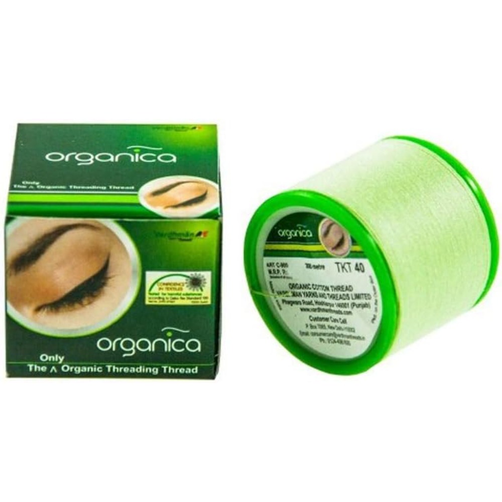 Embroidery Thread Yarn - 100% хлопковая вышивальная нить, светло-зеленая, 300