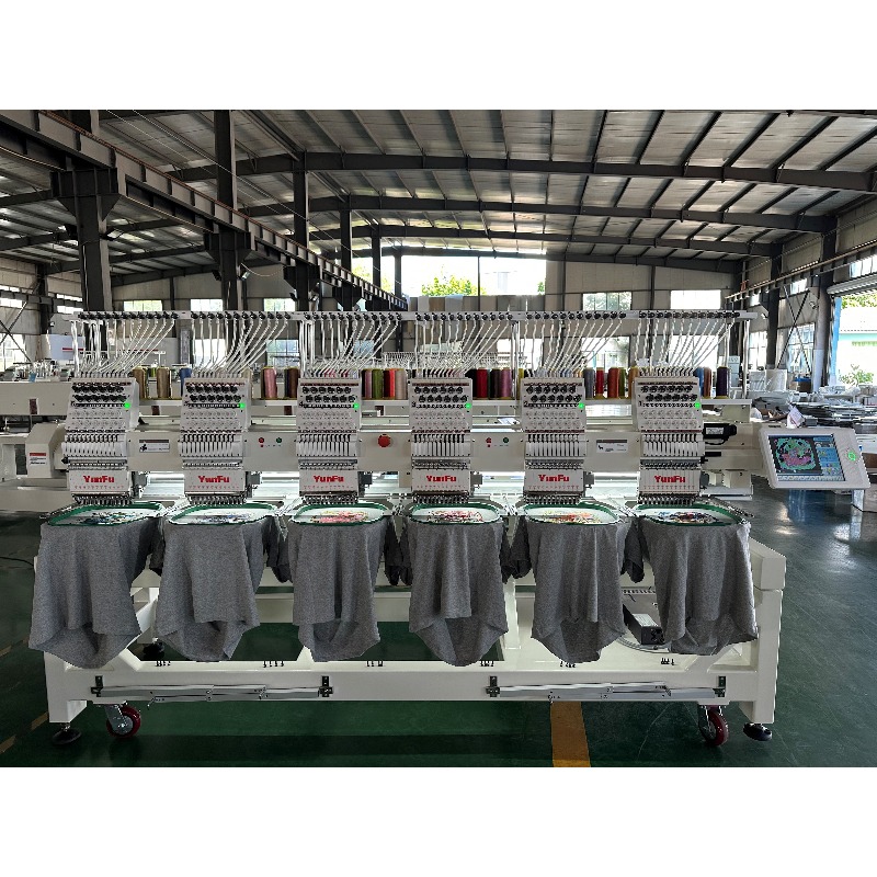 Высокоскоростная 6-головочная  – обзор и цена Embroidery Machine