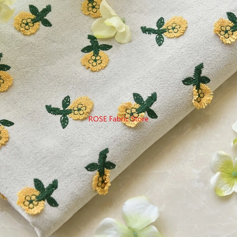 Вдохновленный Ins 3D маленький – обзор и цена Embroidery Yellow Flower