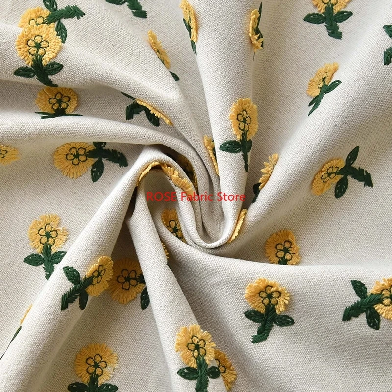 Вдохновленный Ins 3D маленький – обзор и цена Embroidery Yellow Flower