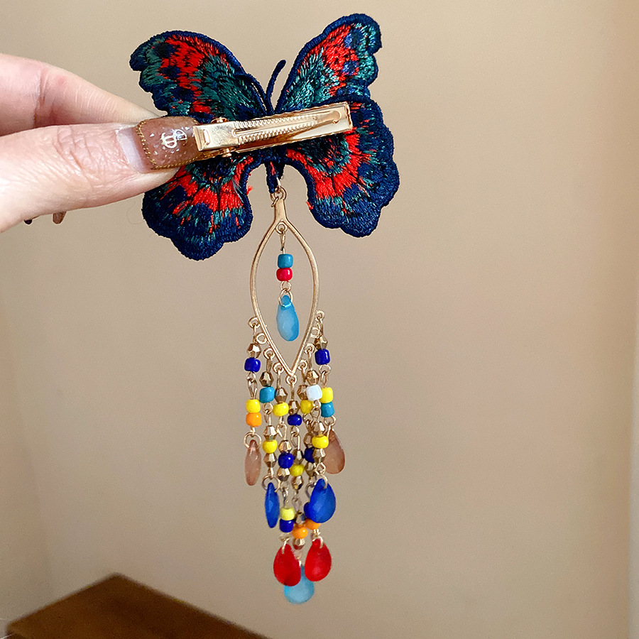 Новые заколки для волос в кита – обзор и цена Embroidery Glass Beads