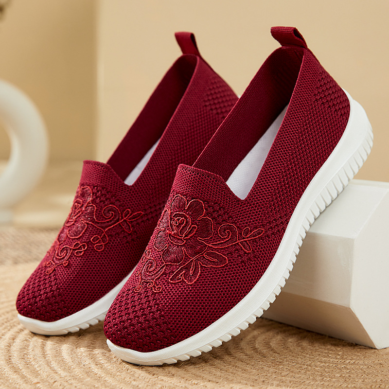 Трикотажные сетчатые туфли без – обзор и цена Embroidery Handicraft