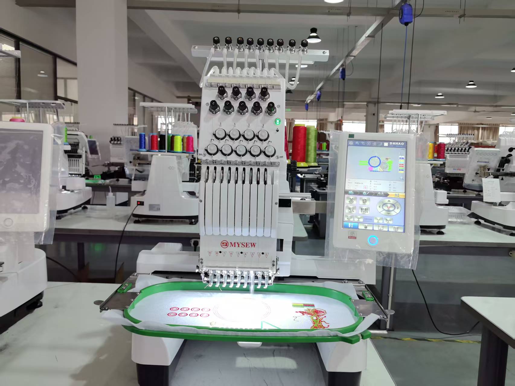 Автоматическая одноголовочная  – обзор и цена Embroidery Machine