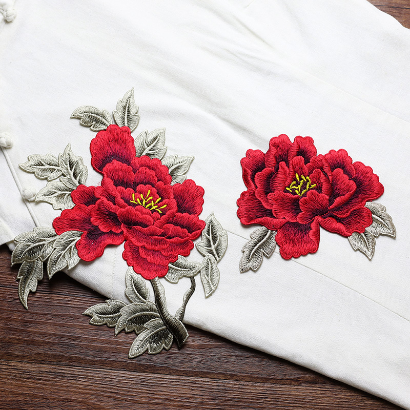 1 пара красных, розовых, желты – обзор и цена Embroidery Yellow Flower