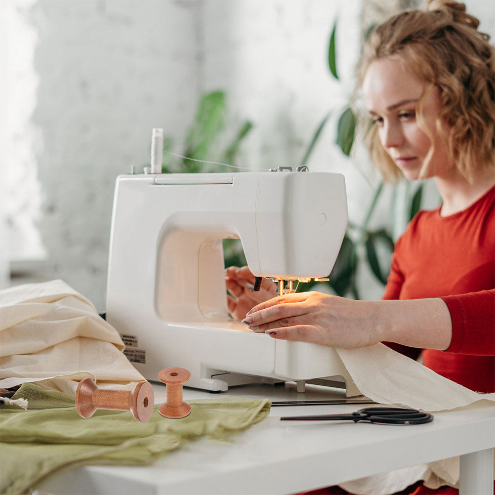 Набор из 7 деревянных катушек  – обзор и цена Embroidery Thread Yarn