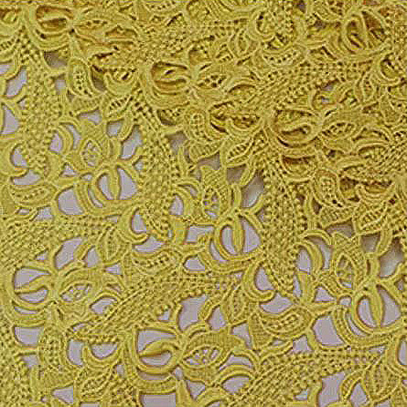 Высококачественная кружевная т – обзор и цена Embroidery Yellow Flower