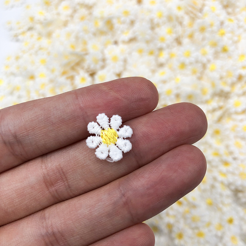 50 шт. водорастворимого кружев – обзор и цена Embroidery Yellow Flower