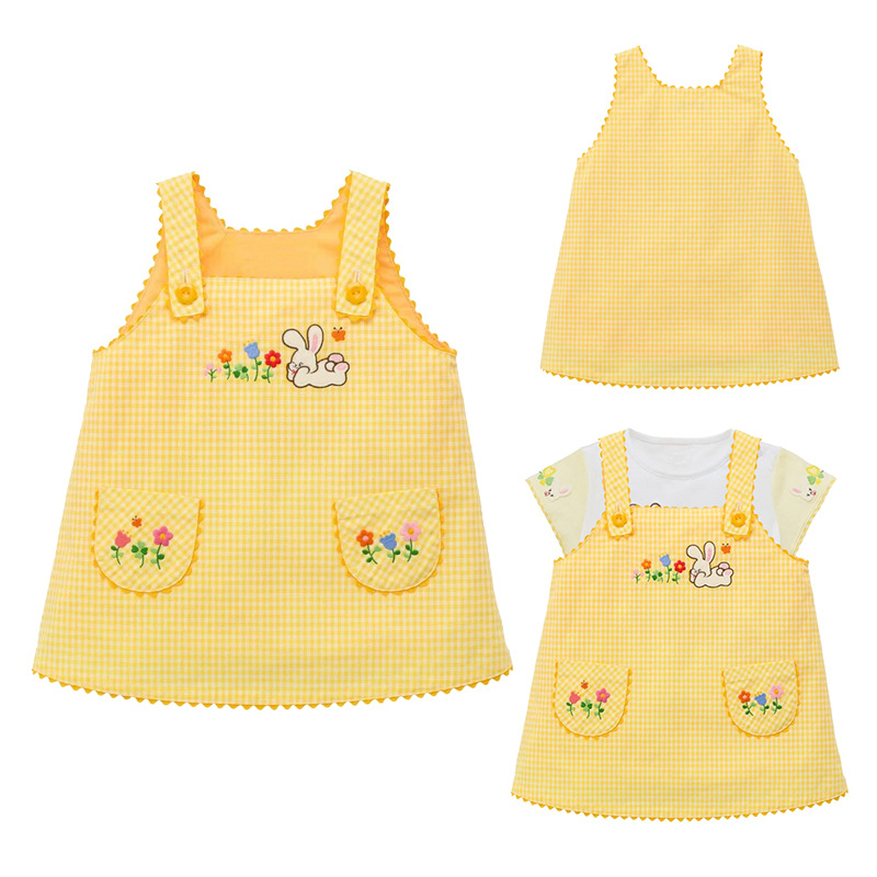 Хлопковый комбинезон-платье в  – обзор и цена Embroidery Yellow Flower
