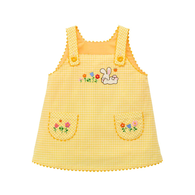 Хлопковый комбинезон-платье в  – обзор и цена Embroidery Yellow Flower