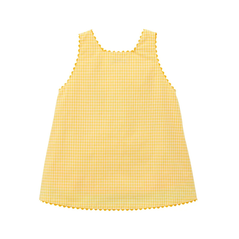 Хлопковый комбинезон-платье в  – обзор и цена Embroidery Yellow Flower