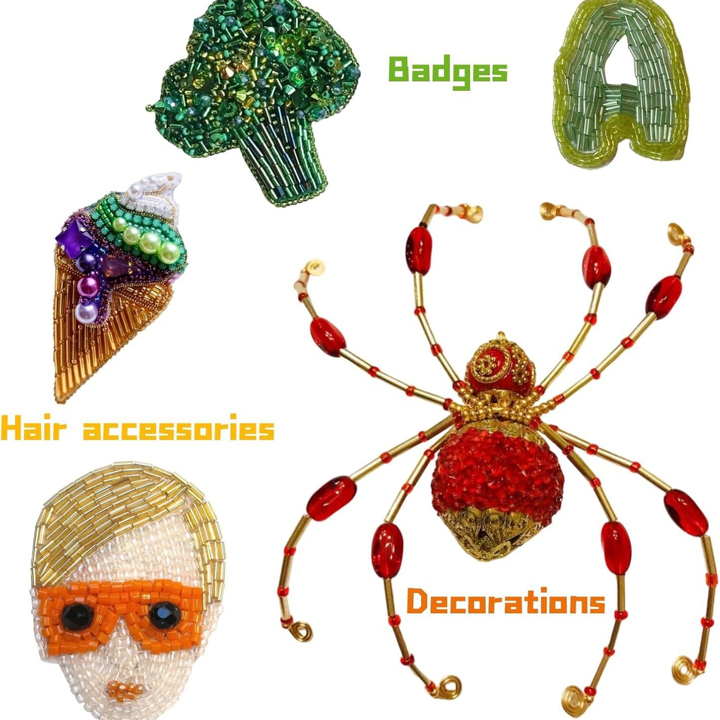 Около 6720 шт./коробка, 7 мм,  – обзор и цена Embroidery Glass Beads