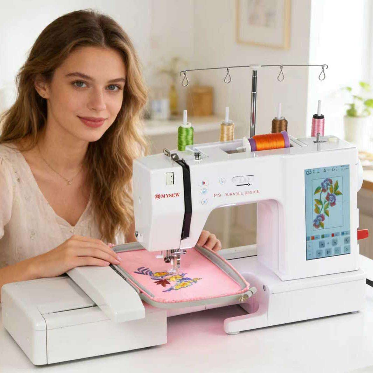Вышивальная машина MYSEW M9: н – обзор и цена Embroidery Machine