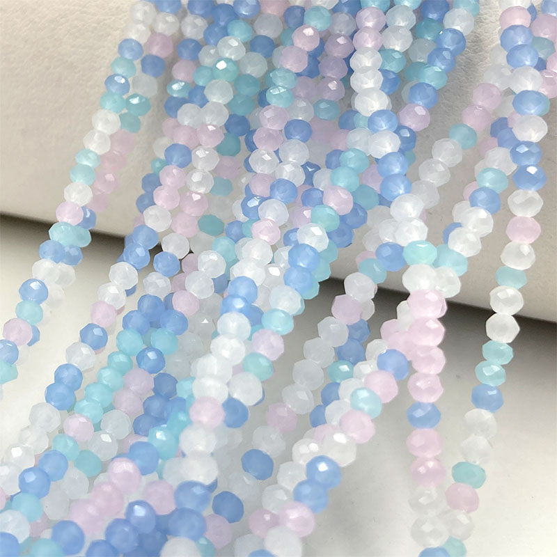 2 мм смешанный цвет граненые х – обзор и цена Embroidery Glass Beads