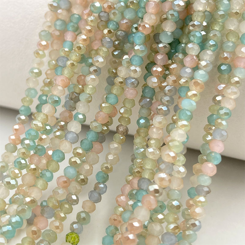 2 мм смешанный цвет граненые х – обзор и цена Embroidery Glass Beads