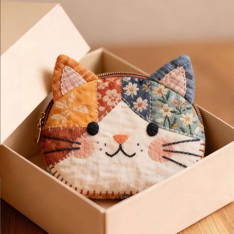 Японский стиль, цветовой блок, – обзор и цена Embroidery Wallet